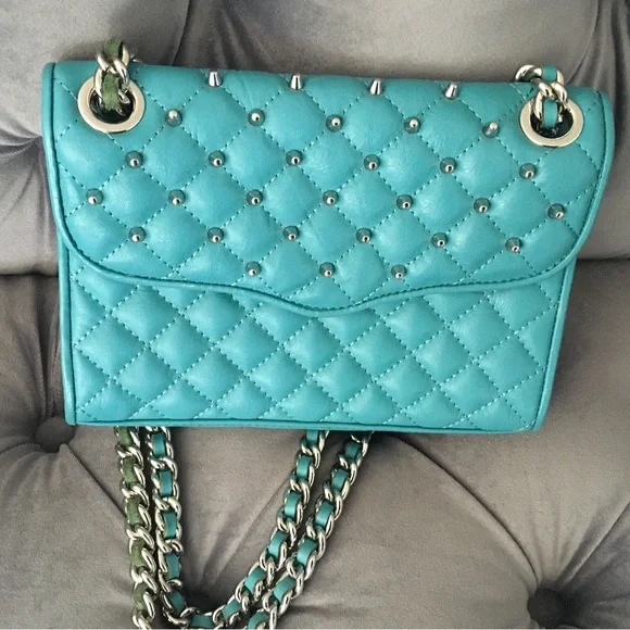 Rebecca Minkoff Awesome Studded Quilted Mini Affair Convertible Crossbody Bag - Picture 3 of 12